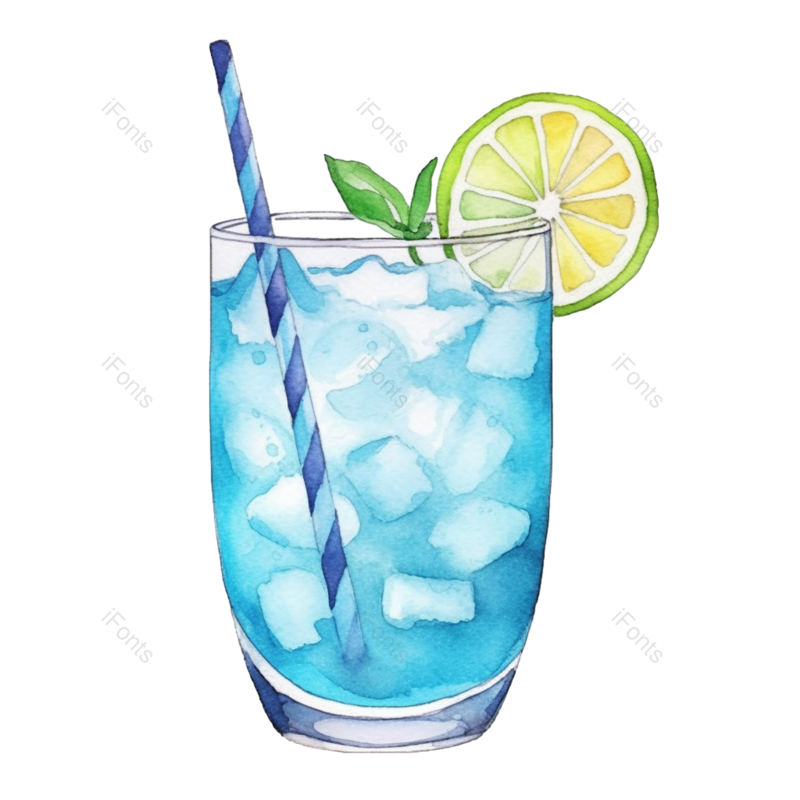 纹理图片,清新元素,夏天PNG,蓝色免抠素材
